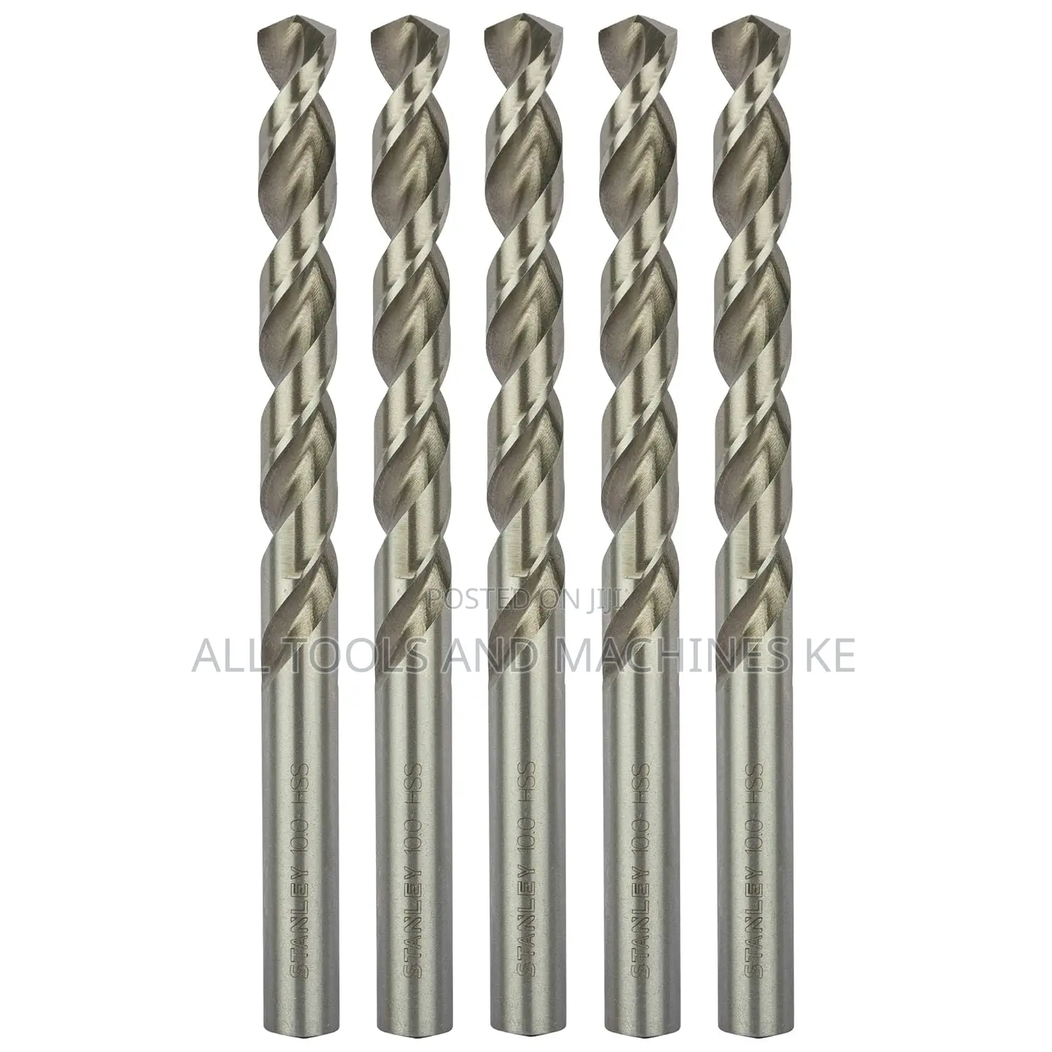 STANLEY 10MM HSS Metal Drill Bits Pack of 5 High Precision