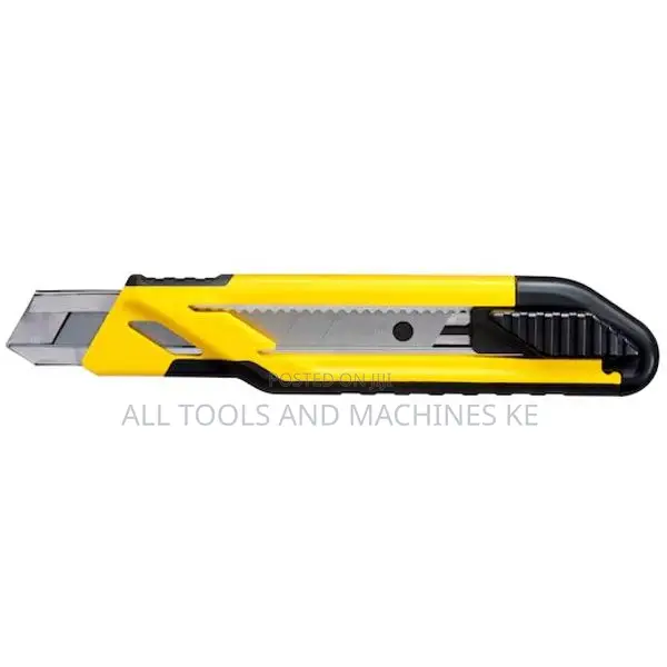 Stanley 18mm TPR Auto Lock Snap-Off Knife Durable Safe Professional