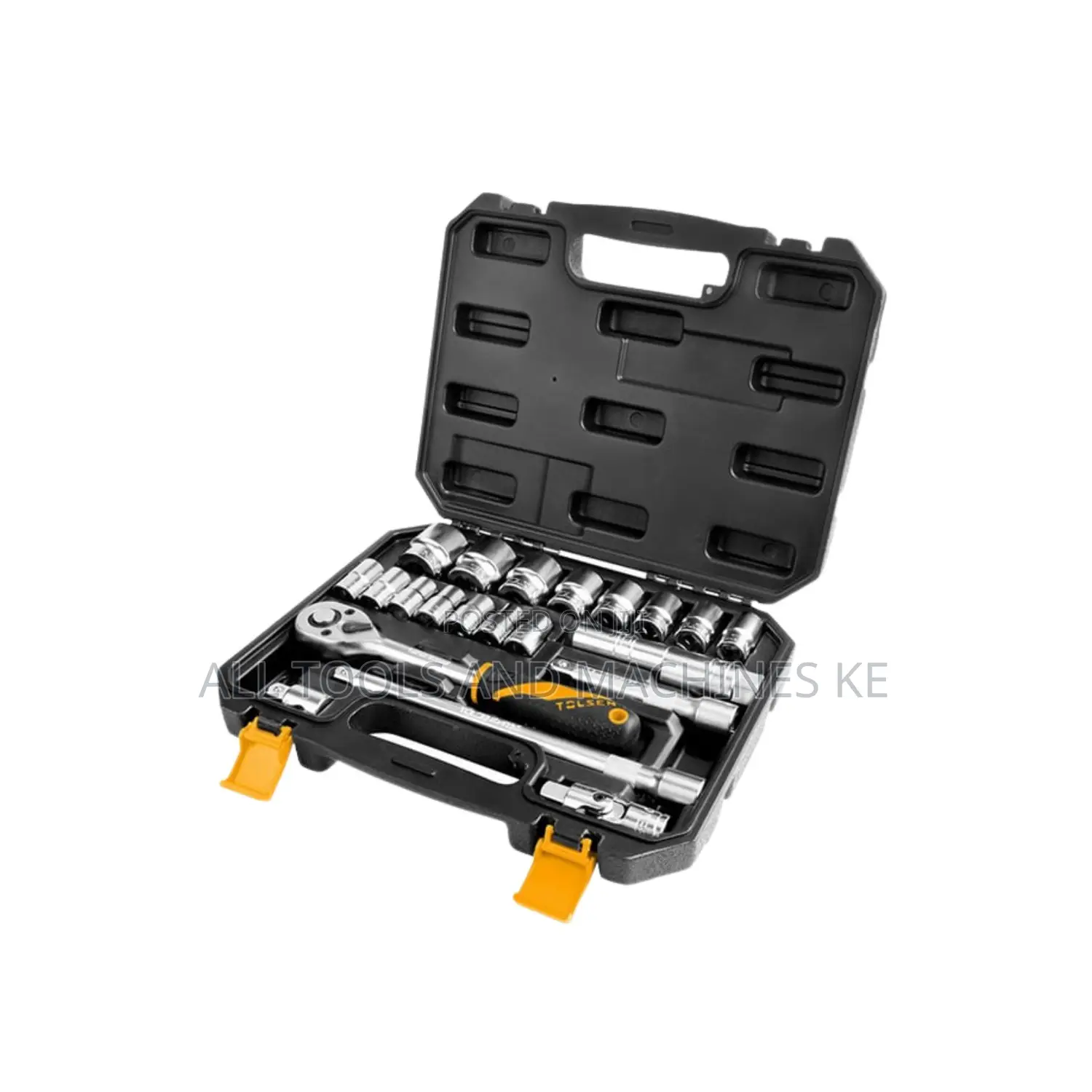 TOLSEN Industrial 22PCS 1/2 Inch Socket Set