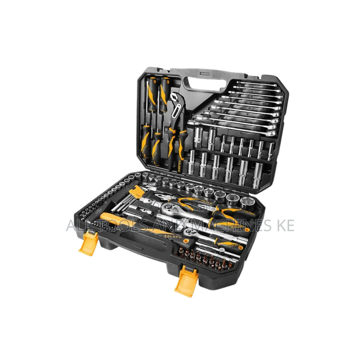 TOLSEN 116PCS Socket and Tool Set – Ultimate Heavy-Duty Professional