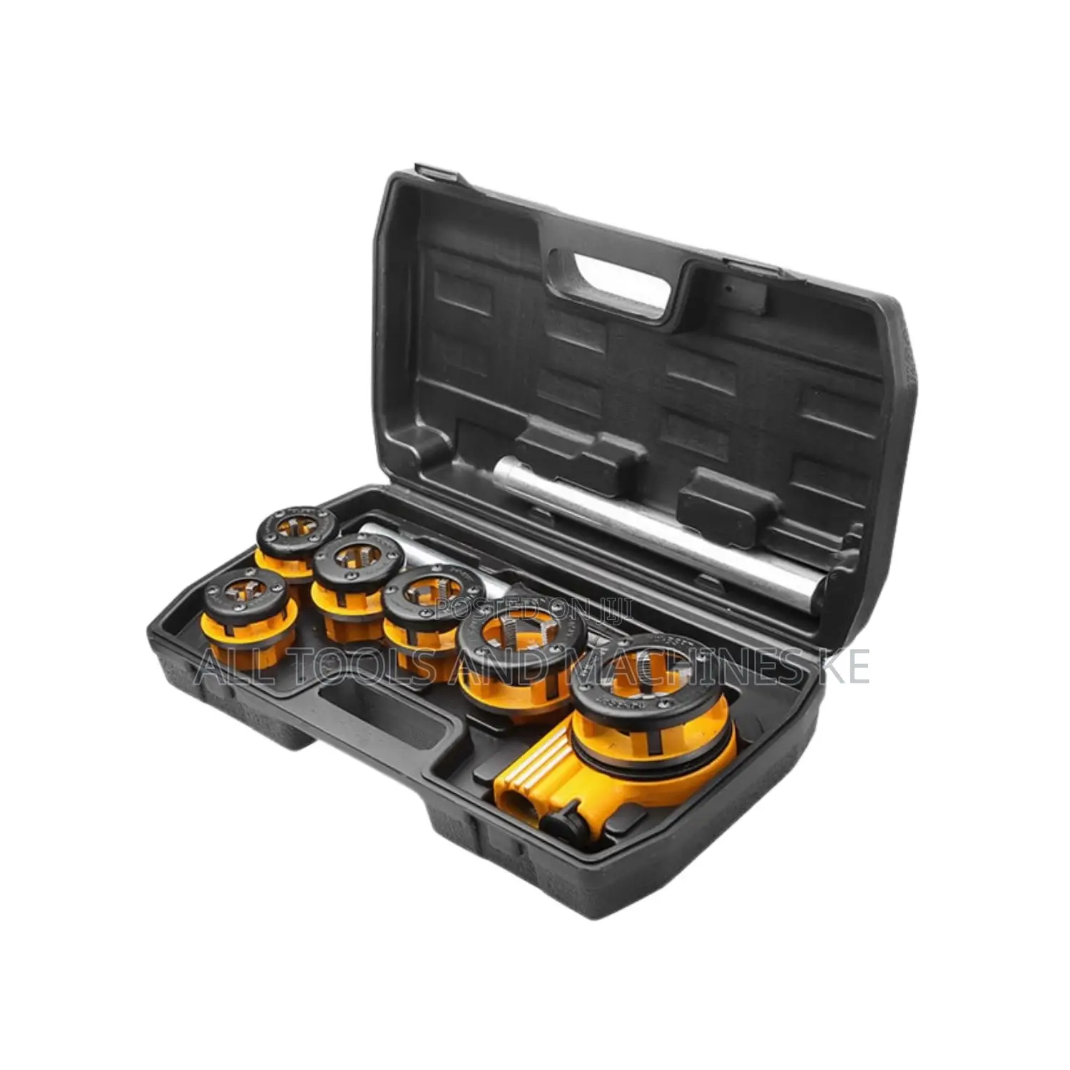 Powerful TOLSEN Industrial 9PCS Pipe Threading Set for Ultimate