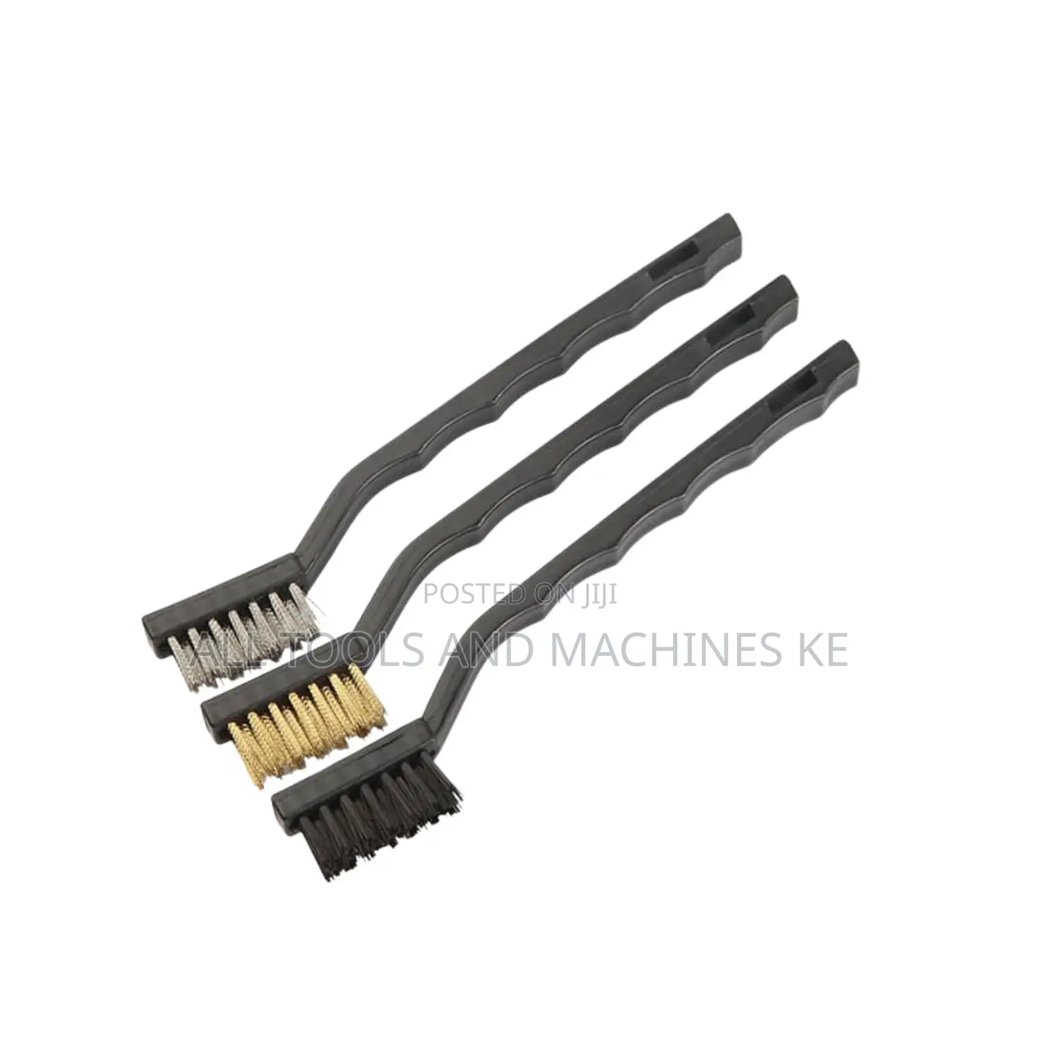 Professional TOLSEN 3PCS Wire Brushes Set 3Lines