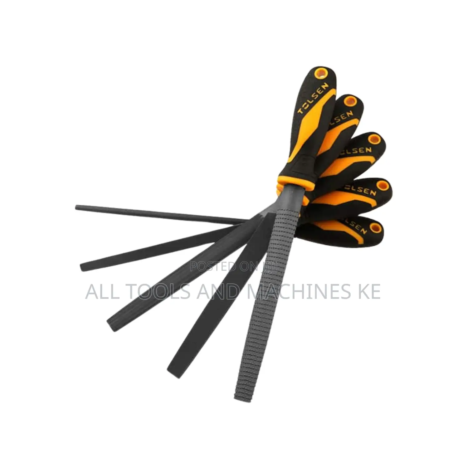 Tolsen 5PCS Files Set 200mm, 8 inch T12