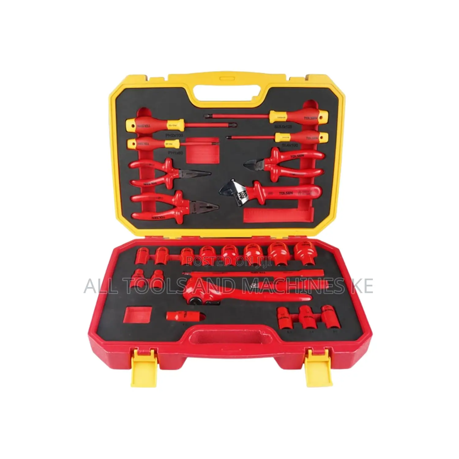 TOLSEN Premium 25PCS Insulated Hand Tools Set Durable Safe