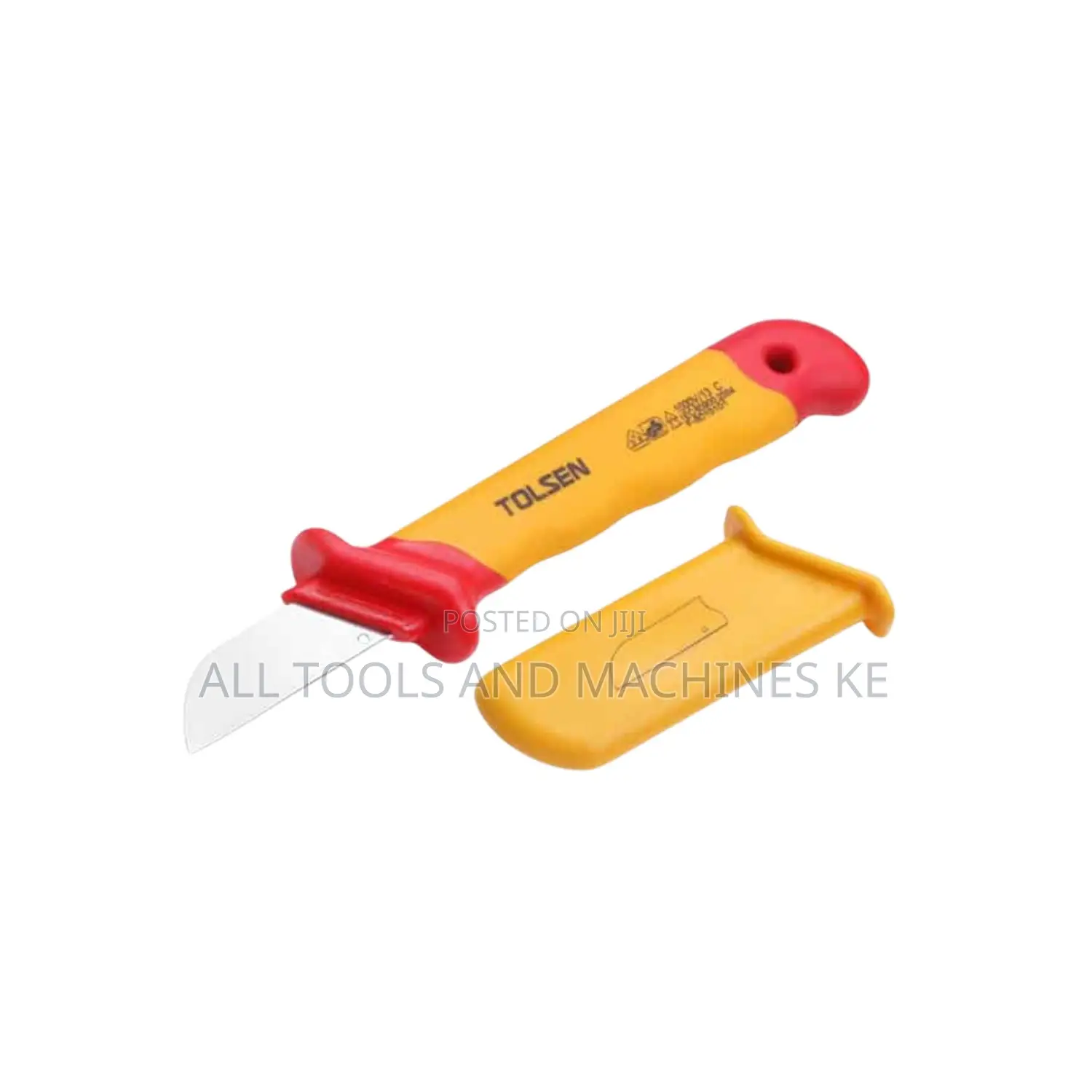 TOLSEN Premium Insulated Cable Knife 50x180mm Durable Safe