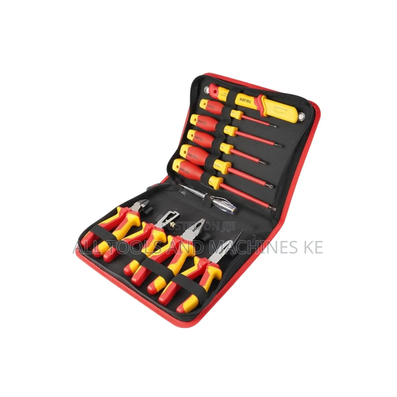 TOLSEN Premium 11PCS Insulated Hand Tools Set Durable Safe