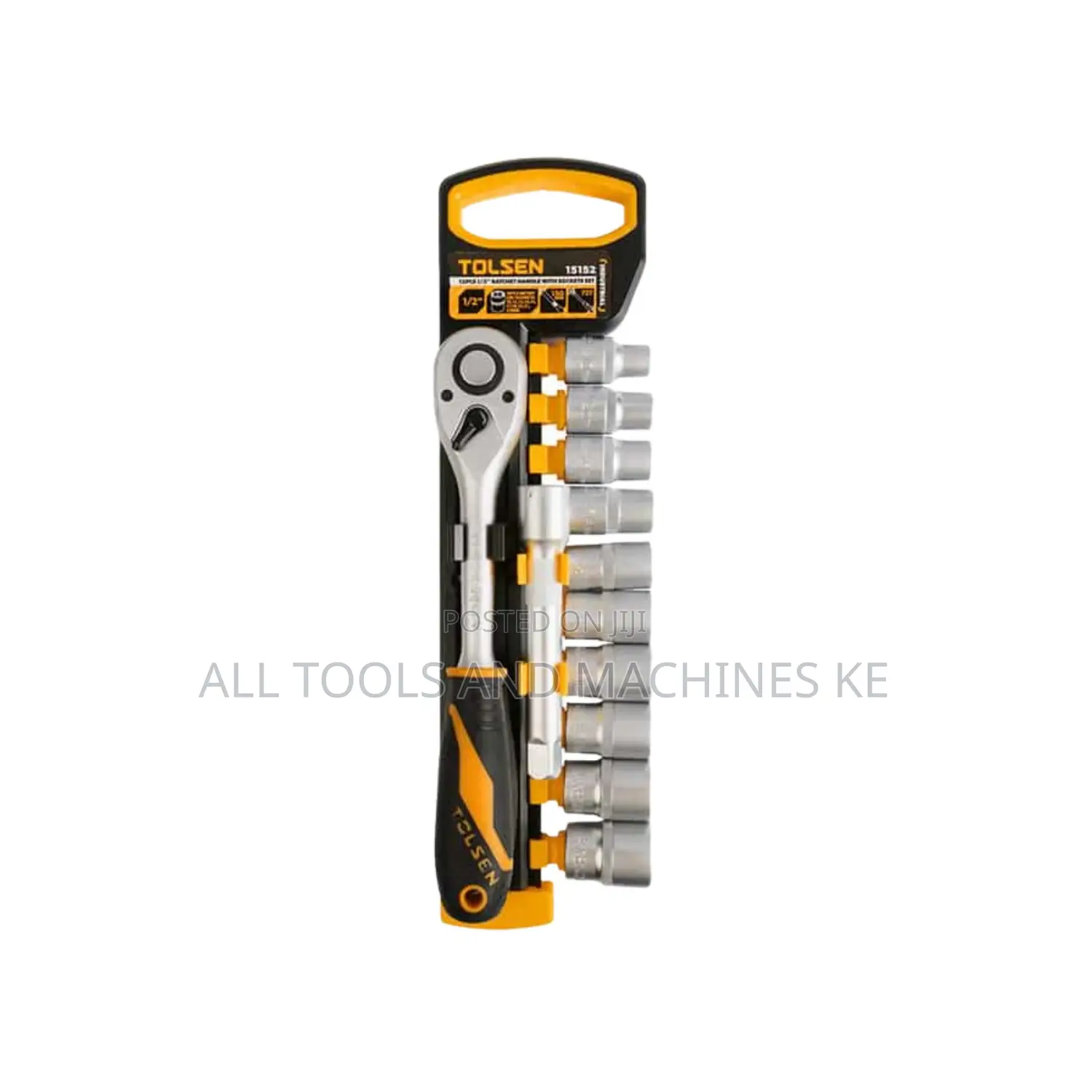 Ultimate TOLSEN 12PCS 1/2″ Ratchet Socket Set – Professional Tool Kit