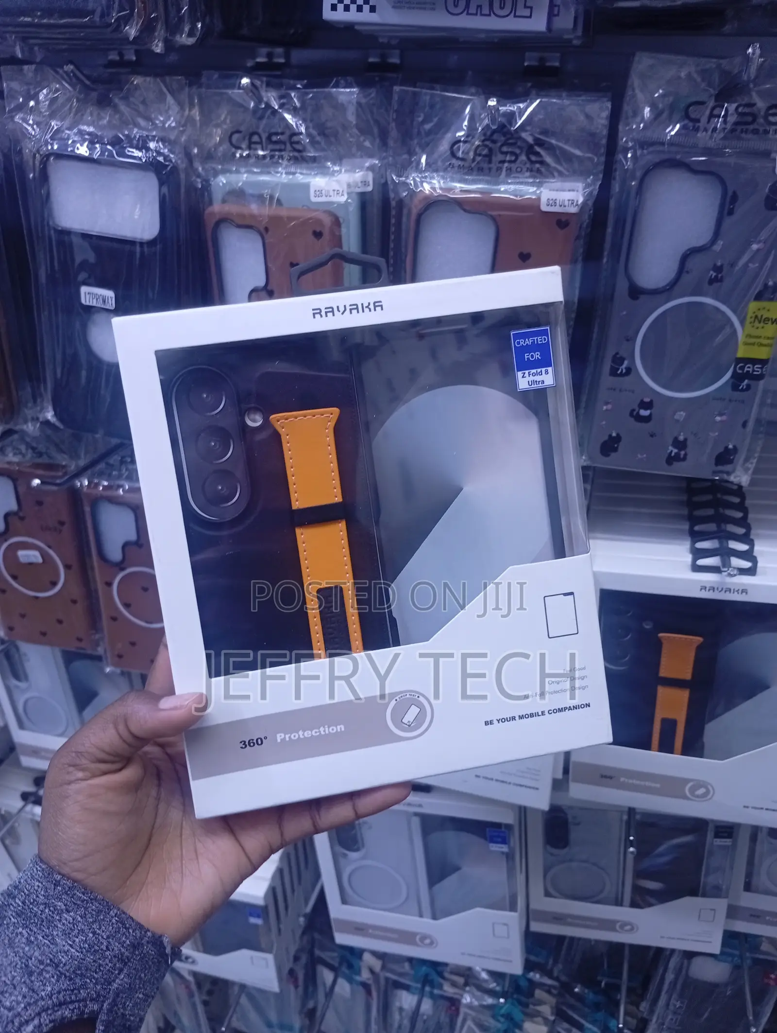 RAVAKA Lucas Series Phone Case for the Samsung Galaxy Z Fold 8 Ultra.