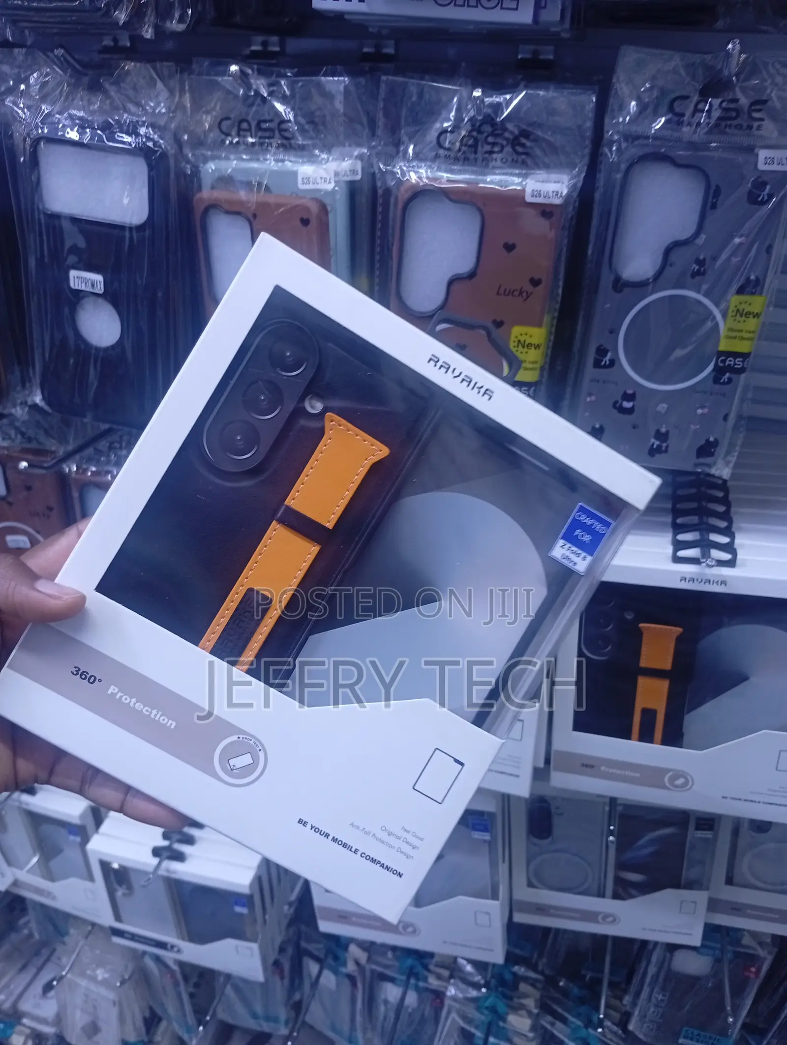RAVAKA Lucas Series Phone Case for the Samsung Galaxy Z Fold 8 Ultra.