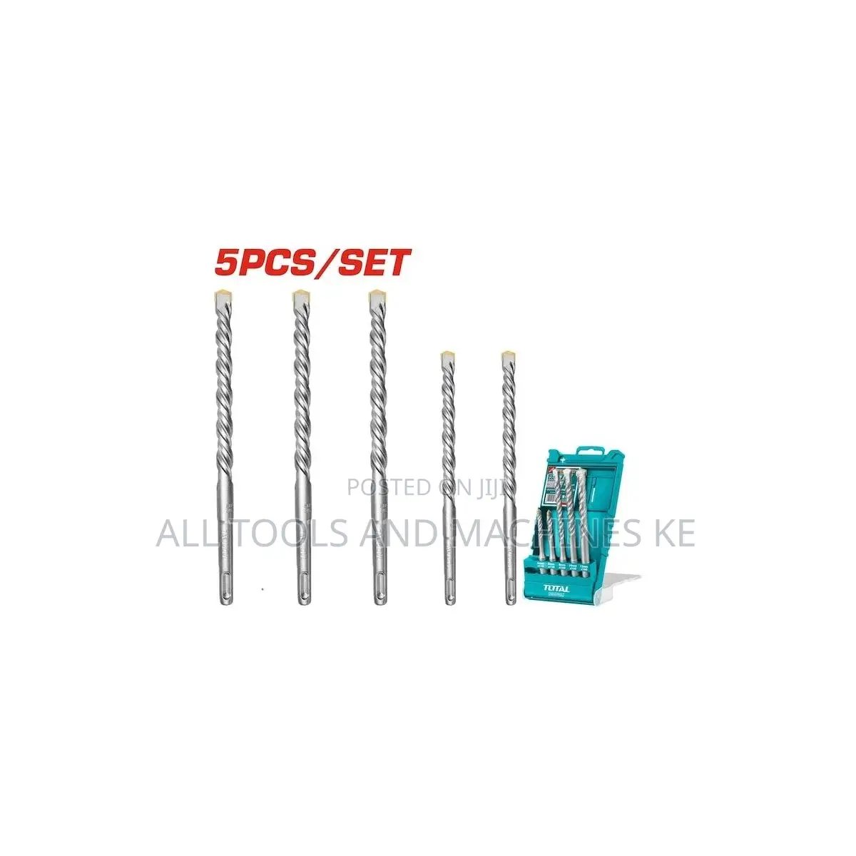 Hammer Drill Bits Set TAC190501 – Ultimate Heavy-Duty High-Performance