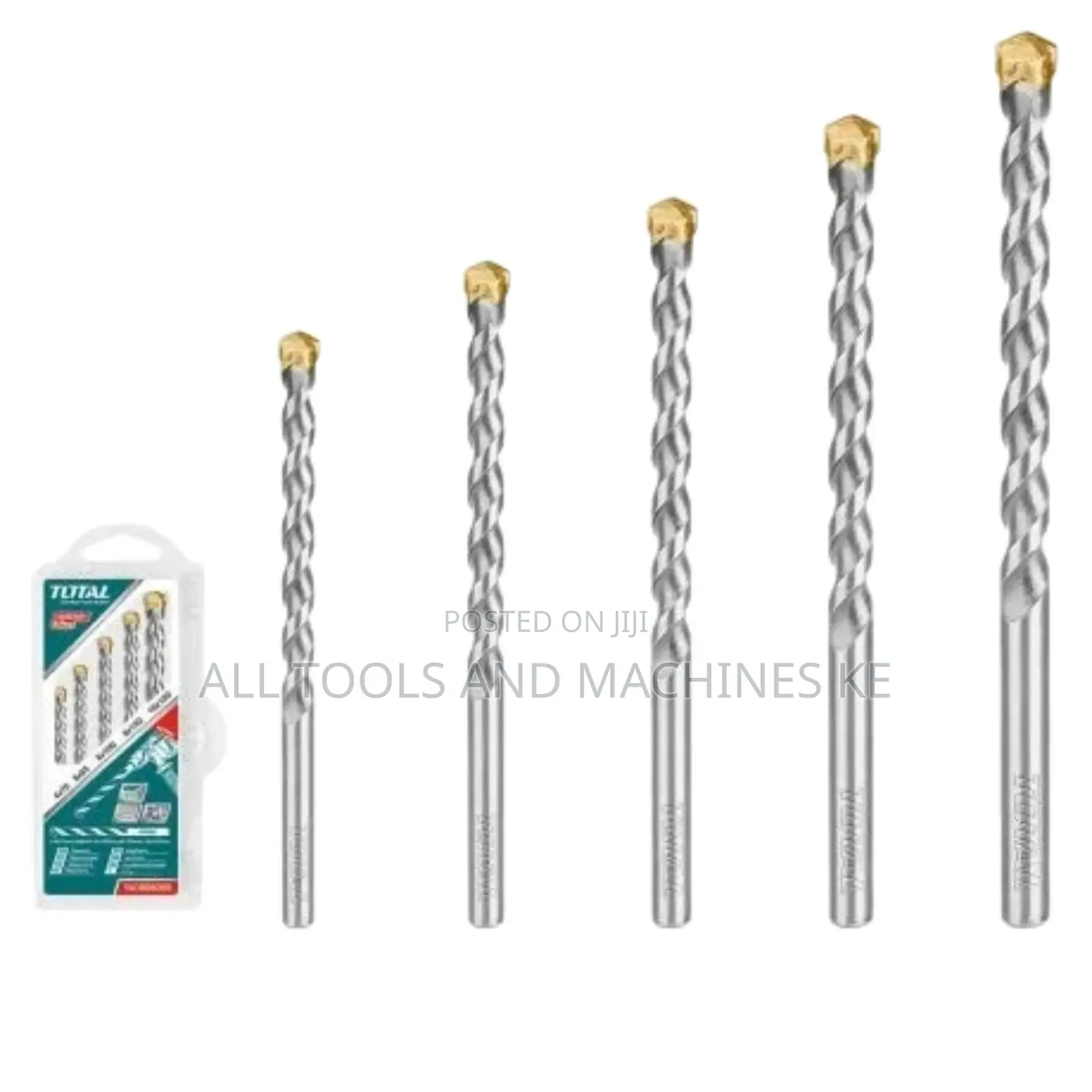 5PCS Masonry Drill Bits Set TACSD5055