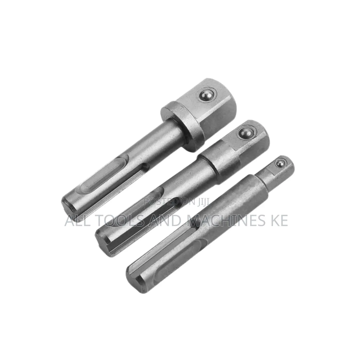 TOLSEN 3PCS SDS-PLUS Adaptor 1/4 3/8 1/2