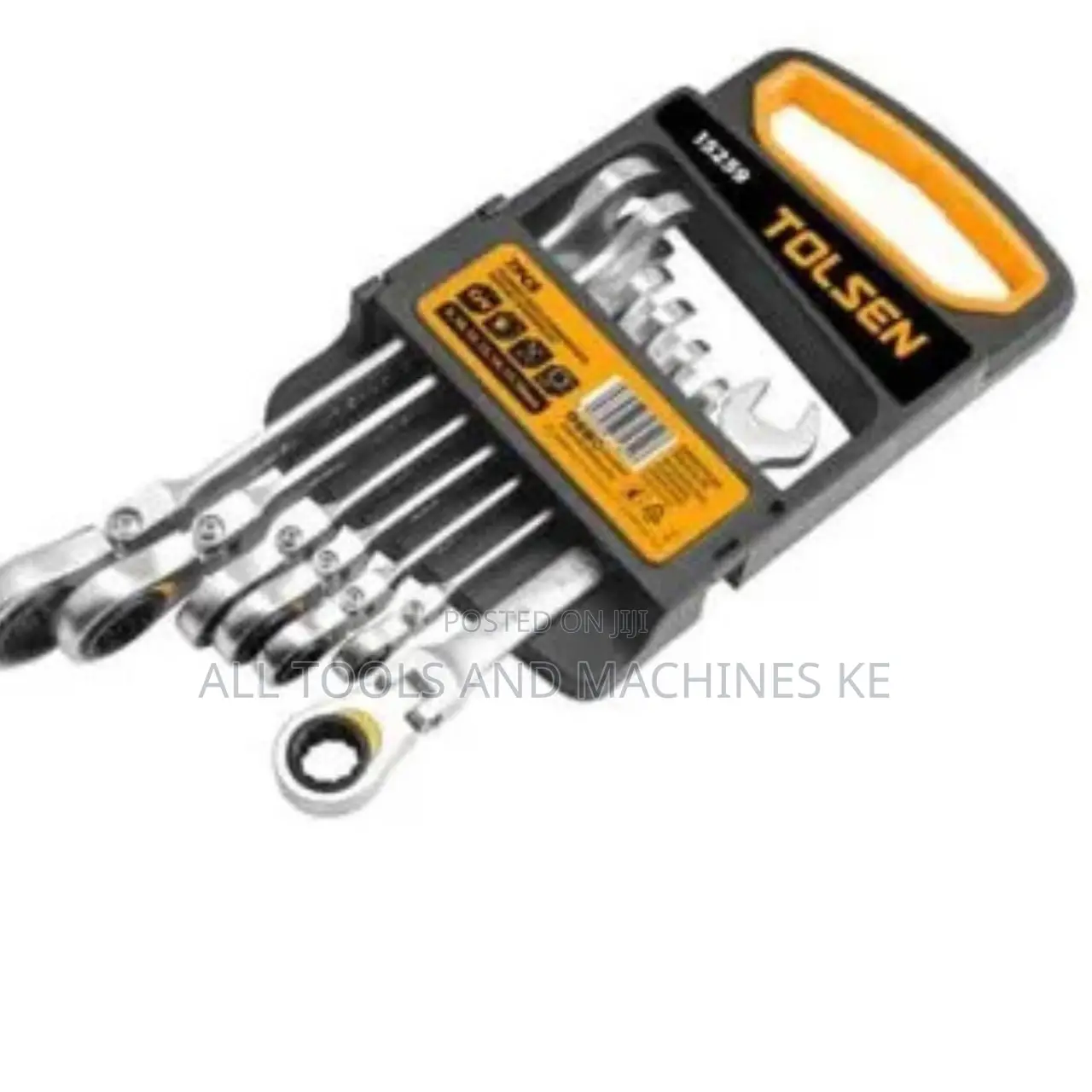 TOLSEN 7PCS FLEXIBLE HEAD COMBINATION RATCHET SPANNER SET