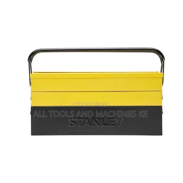 STANLEY 5-Tray Metal Tool Box – Ultimate Heavy-Duty Organized