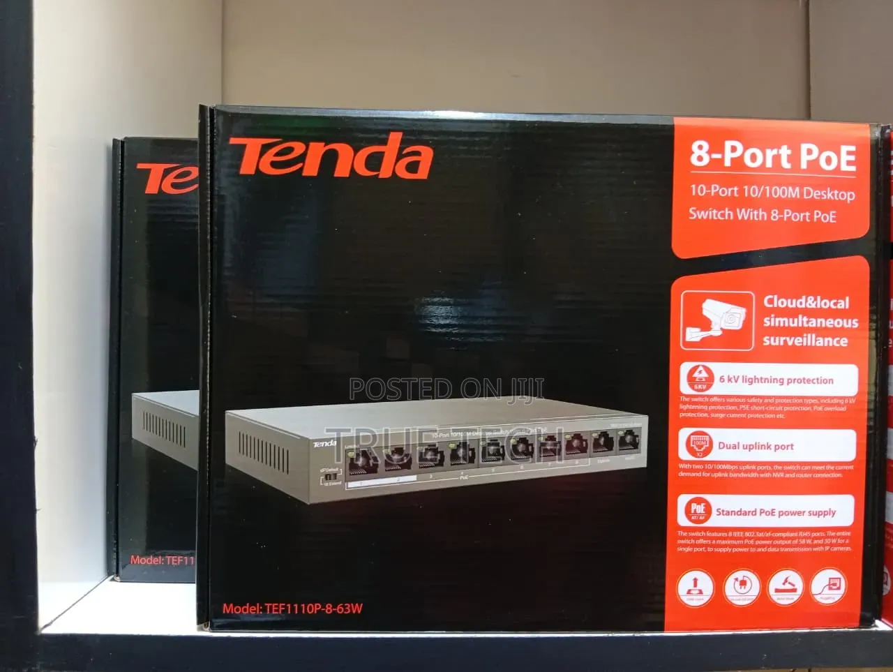 Tenda 8 Port Poe Switch
