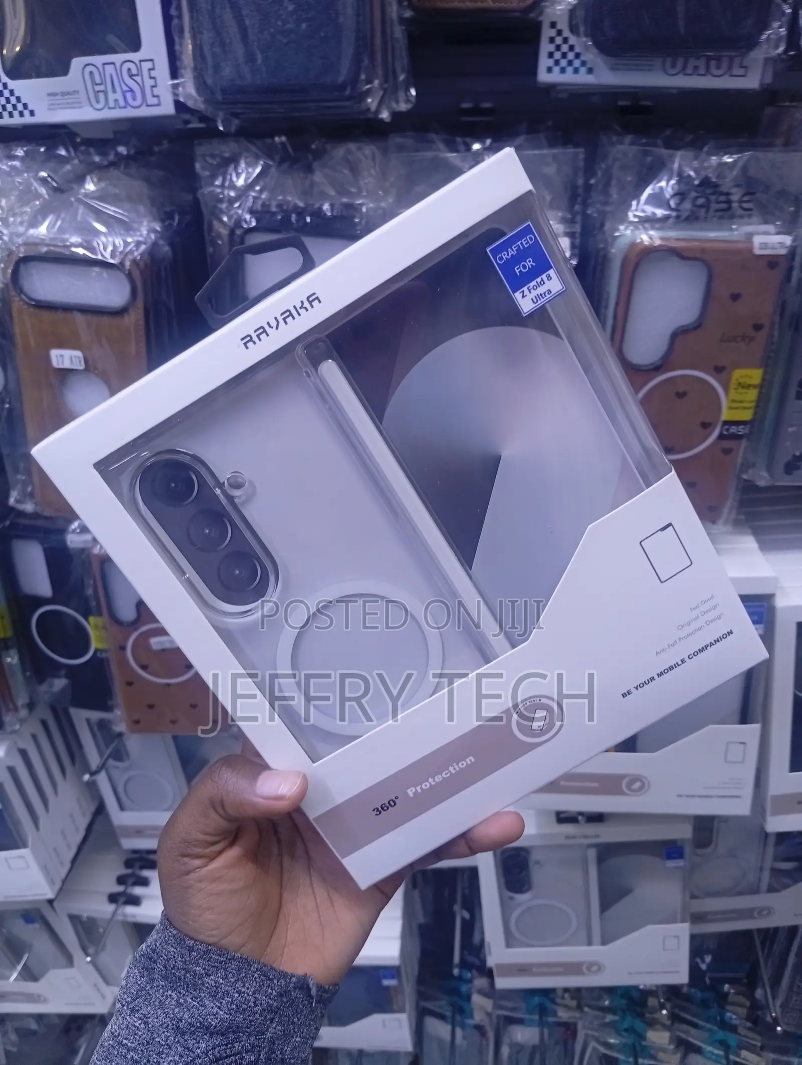 Clear, MagSafe by Ravaka for the Samsung Galaxy Z Fold 8 Ultra