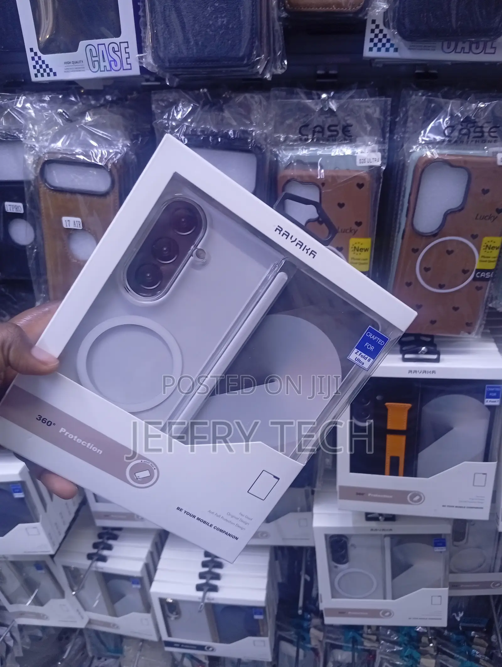 Clear, MagSafe by Ravaka for the Samsung Galaxy Z Fold 8 Ultra
