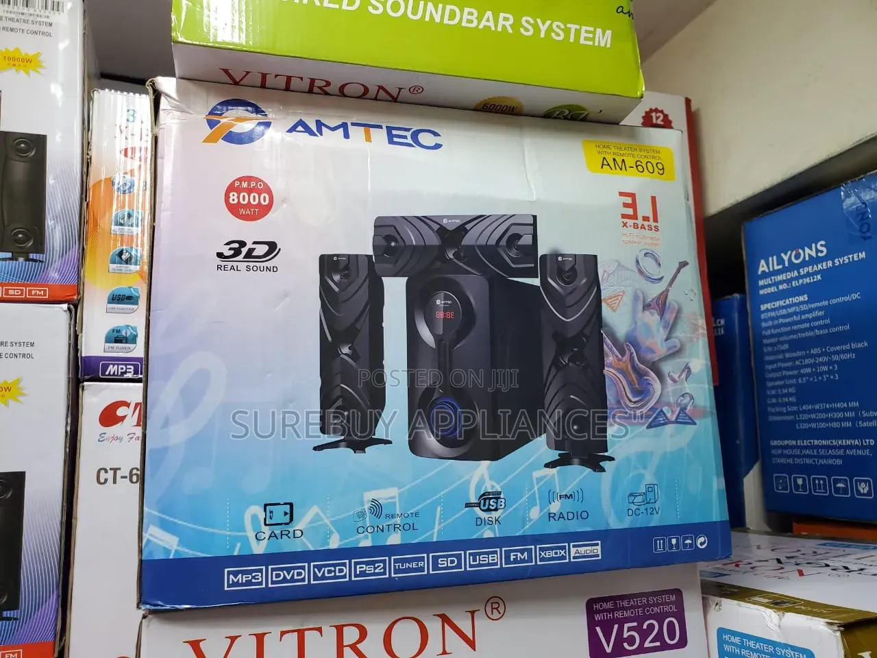 3.1 Bluetooth Fm Home Theatre System