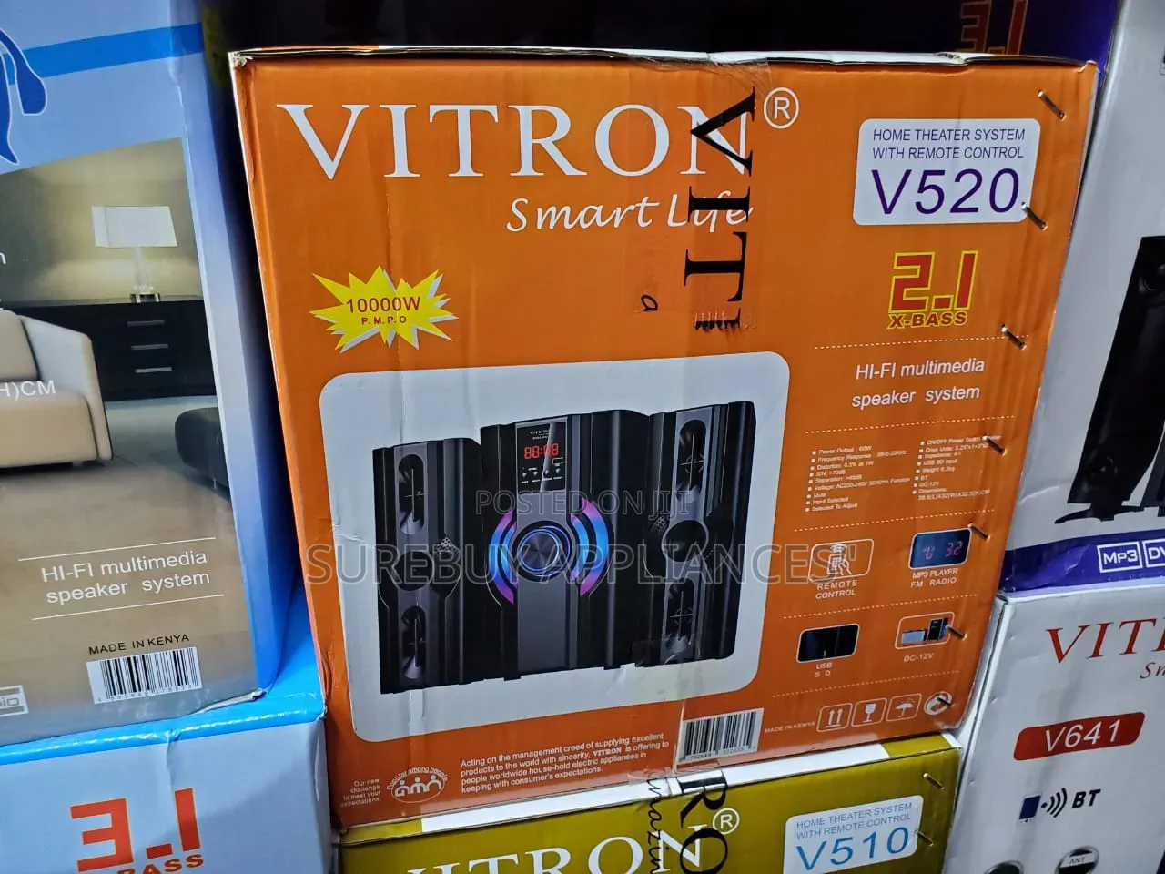 3.1 Bluetooth Fm Home Theatre System