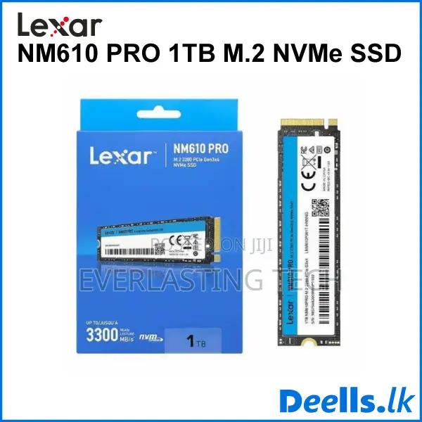 Lexar NM610 1TB M.2 2280 PCIe Gen3x4 NVMe Solid-State Drive