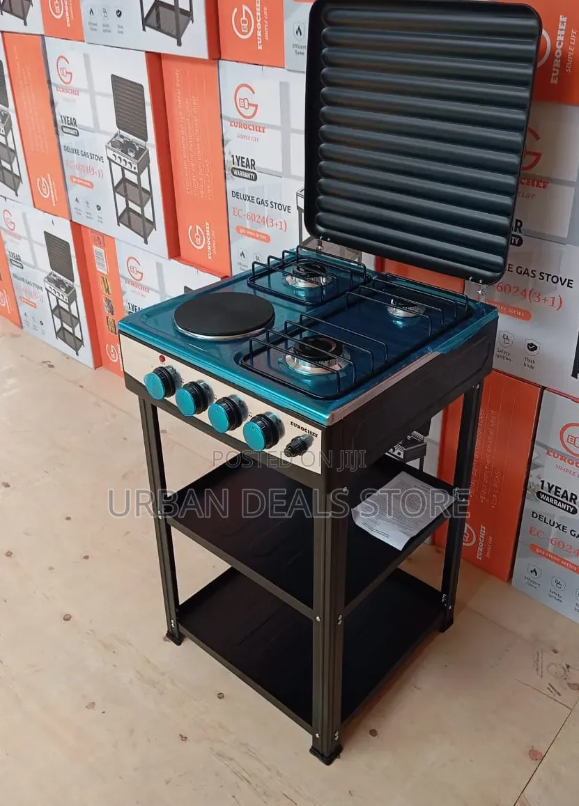Eurochef 3 Gas + 1 Electric Standing Cooker