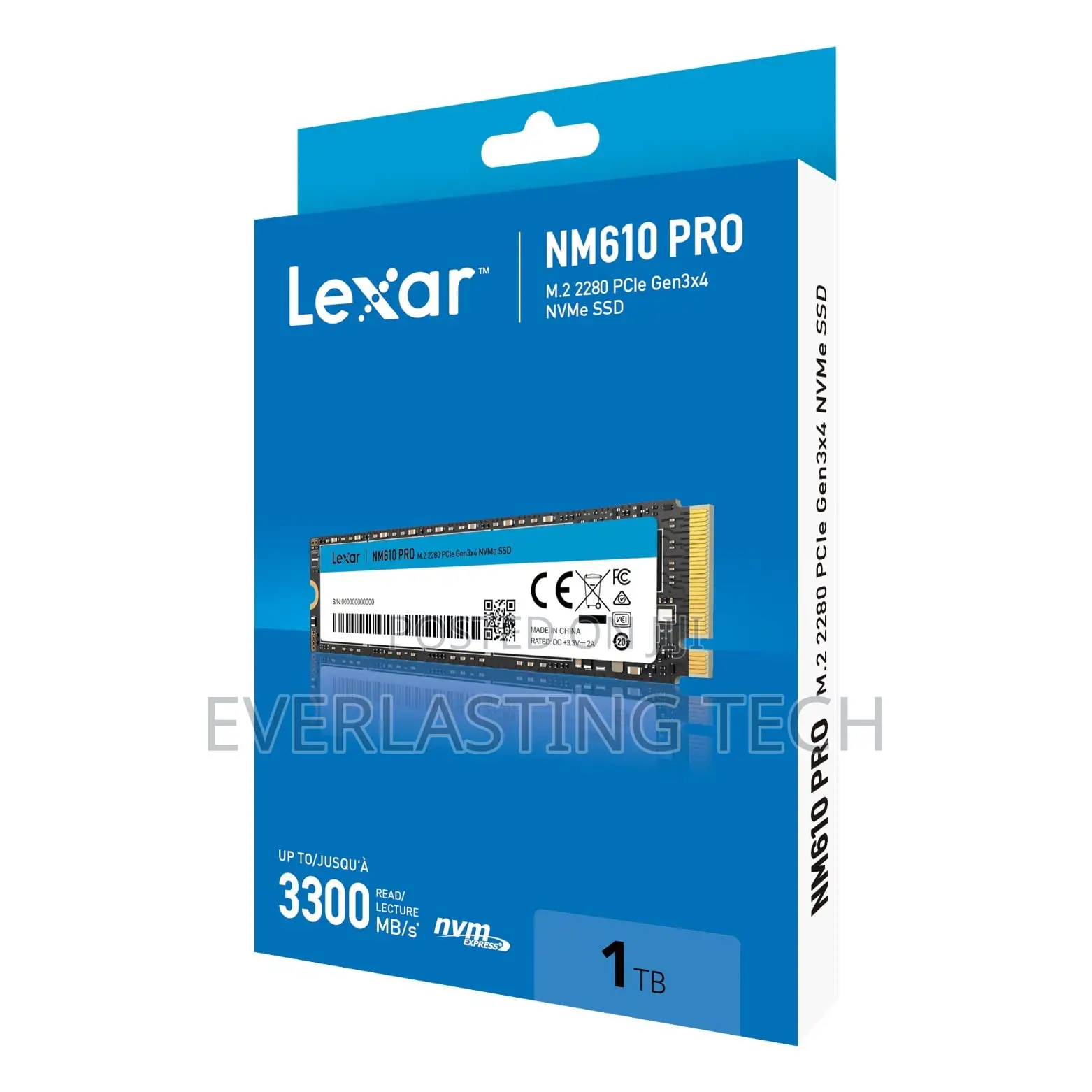 Lexar NM610 1TB M.2 2280 PCIe Gen3x4 NVMe Solid-State Drive