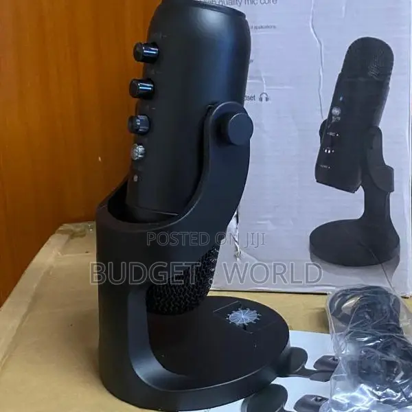 Professional USB Podcast Microphone With Background Noise Reduction