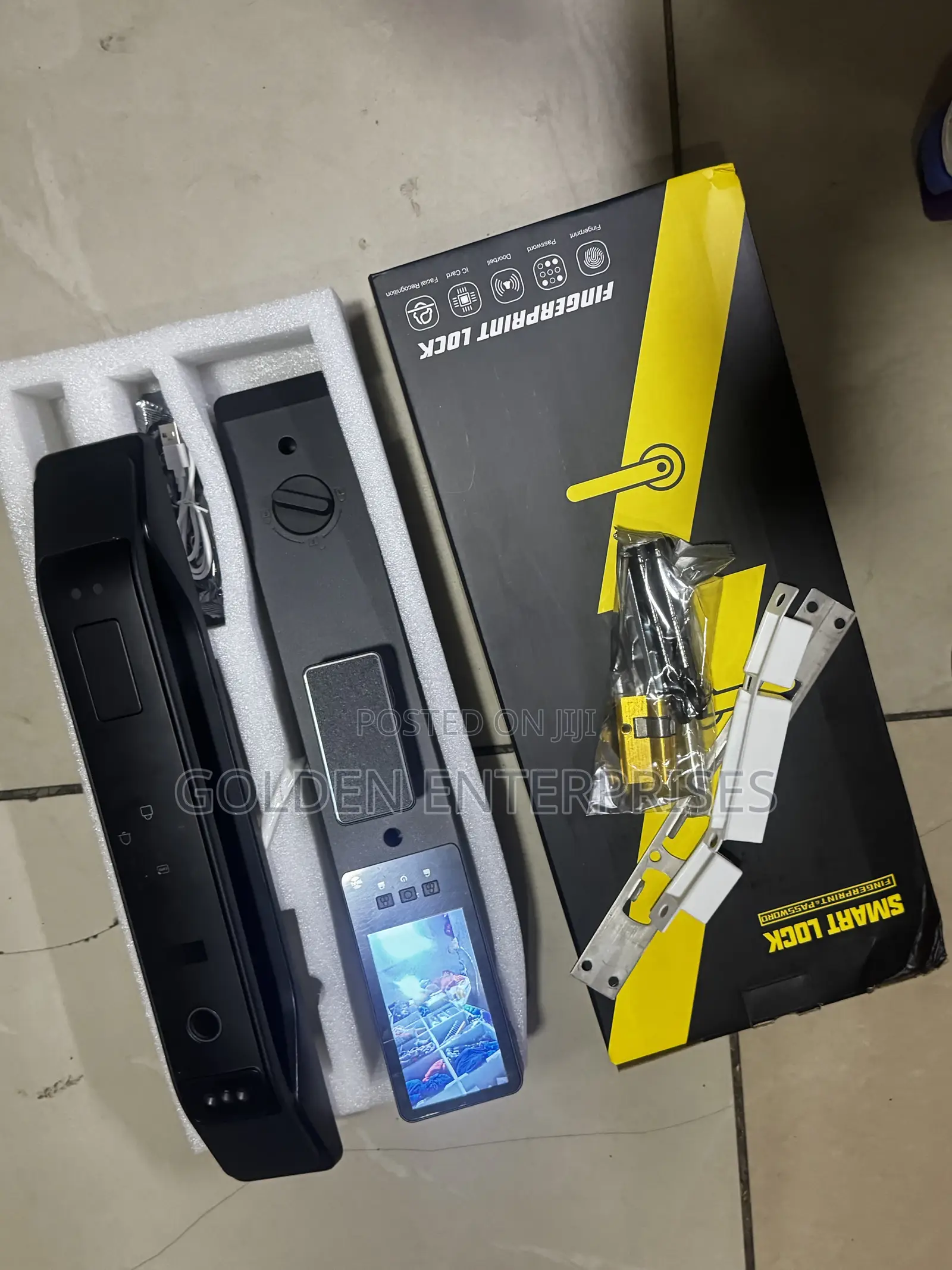 Smart Video Door Lock With Fingerprint Recognition App Alerts