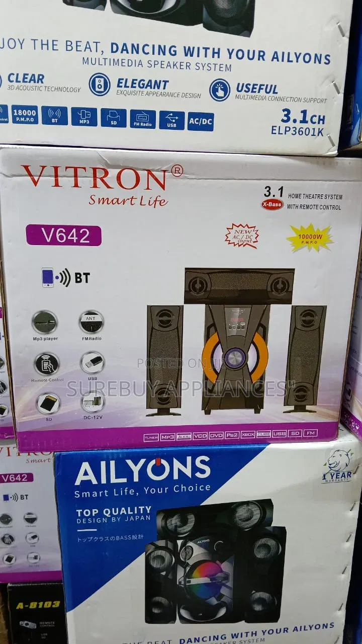 Vitron 3.1 Home Theatre System Availble