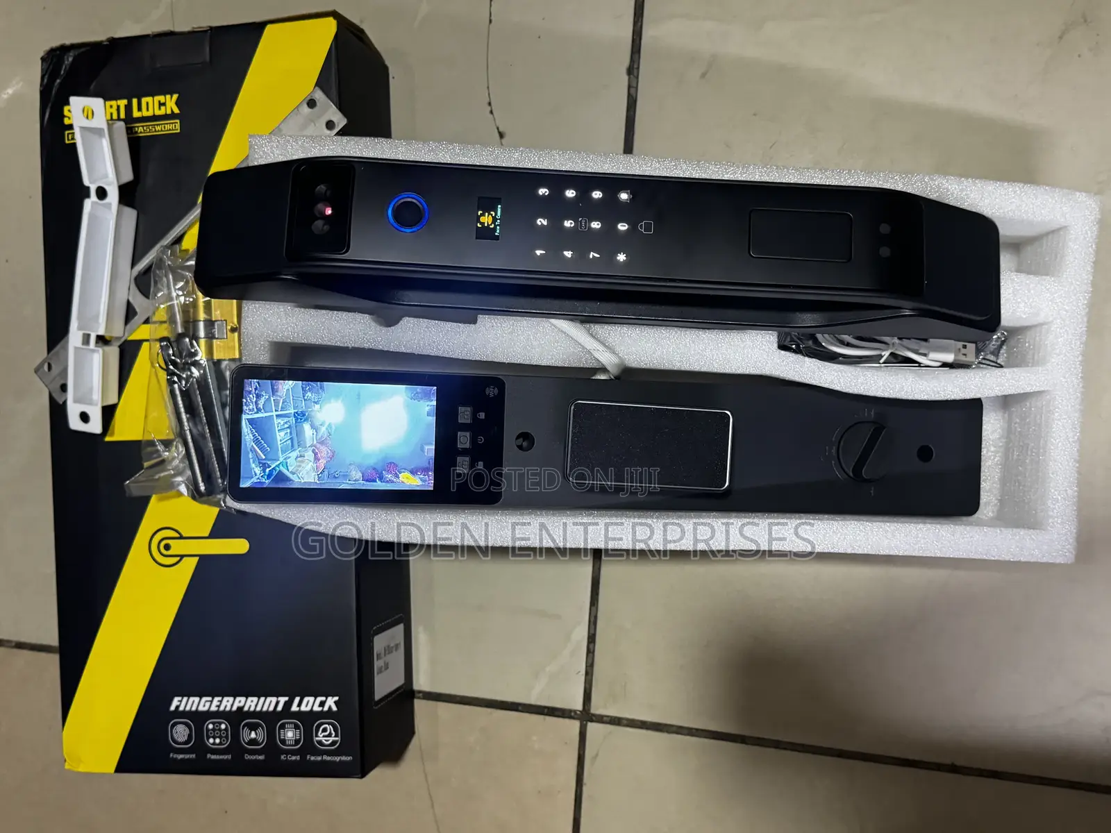 Smart Digital Lock With Camera, Motion Detection Fingerprint Access