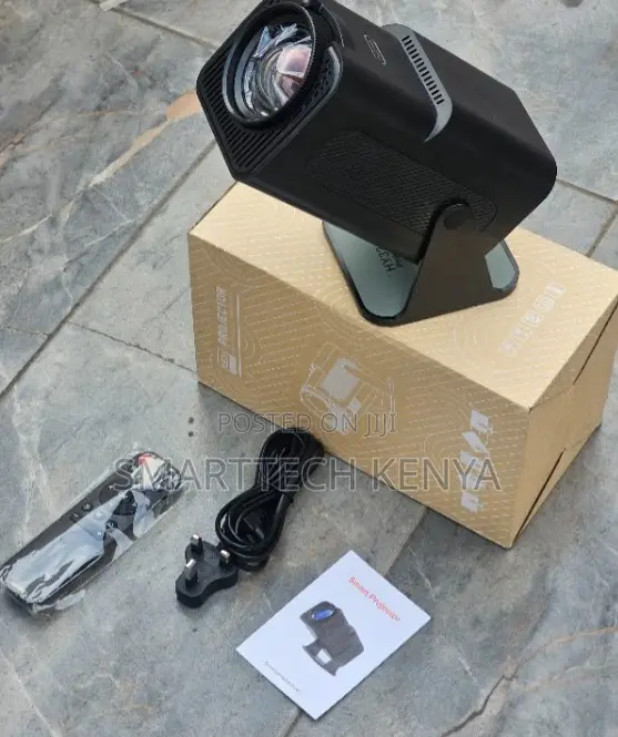 HY320 Mini LED Smart Projector With Android Wireless Connectivity