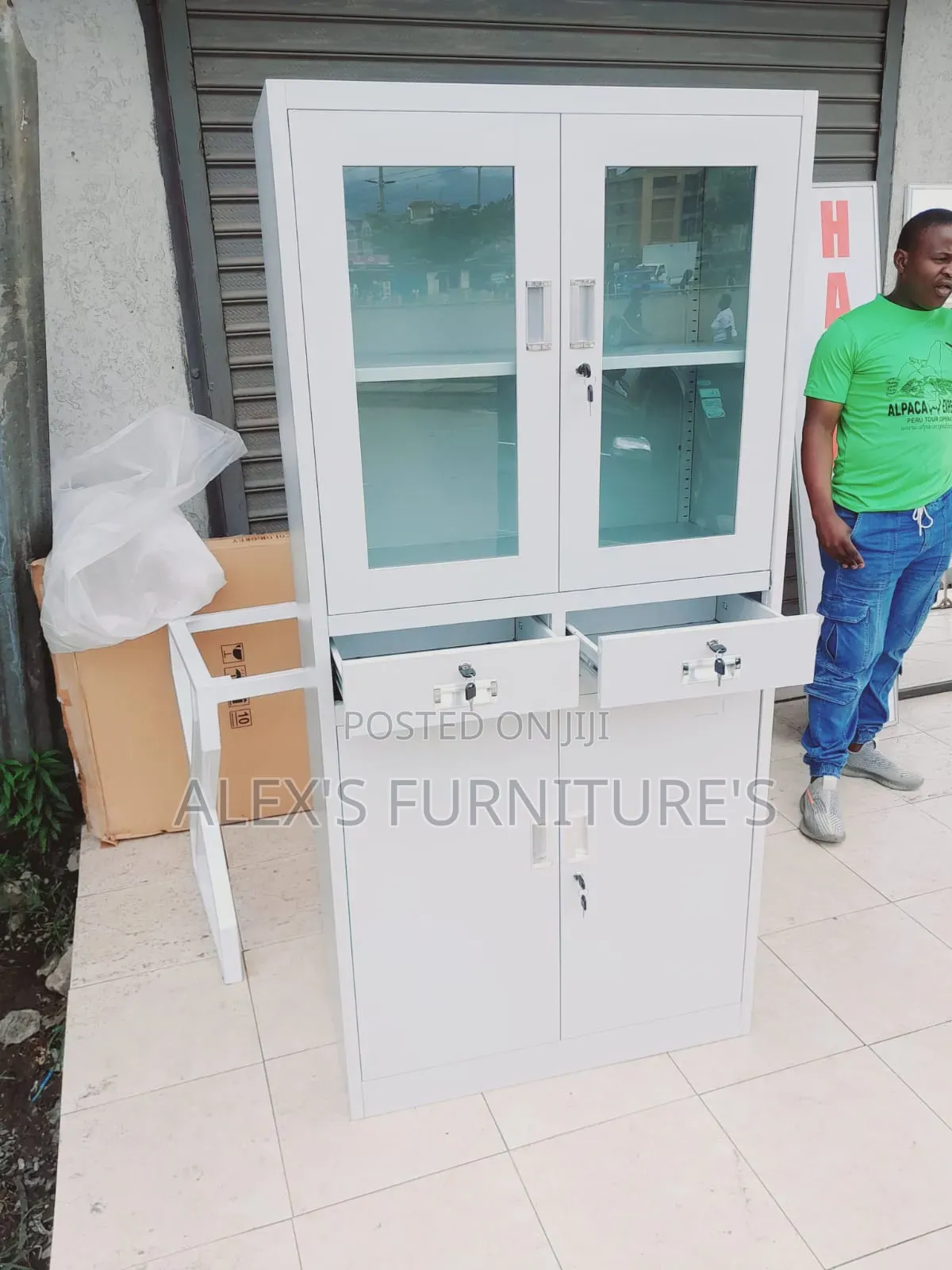 Executive Metallic Office Cabinet