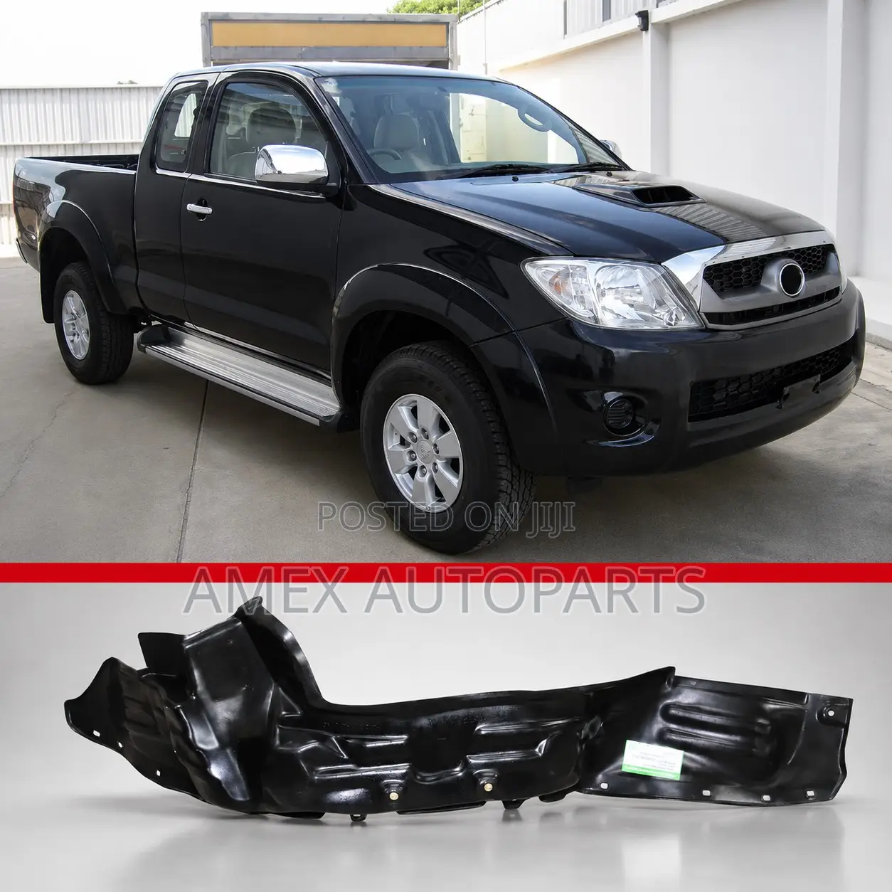 Rear Inner Fender Liner Toyota Hilux Vigo Lan25 Kun25 2007 - 2010 Mode