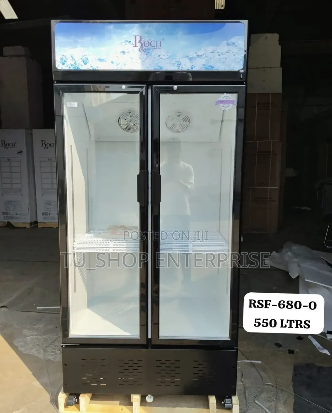 Roch RSF-680-O 505L Vertical Showcase Refrigerator – Side-by-Side