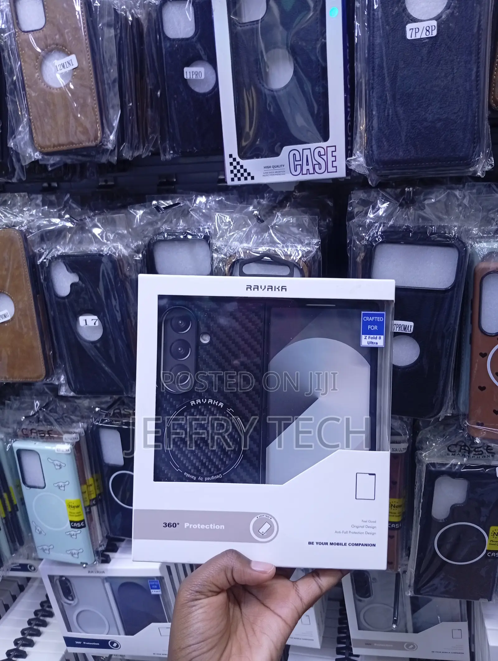 Blue Sticker Indicating It Is for the Samsung Galaxy Z Fold 8 Ultra