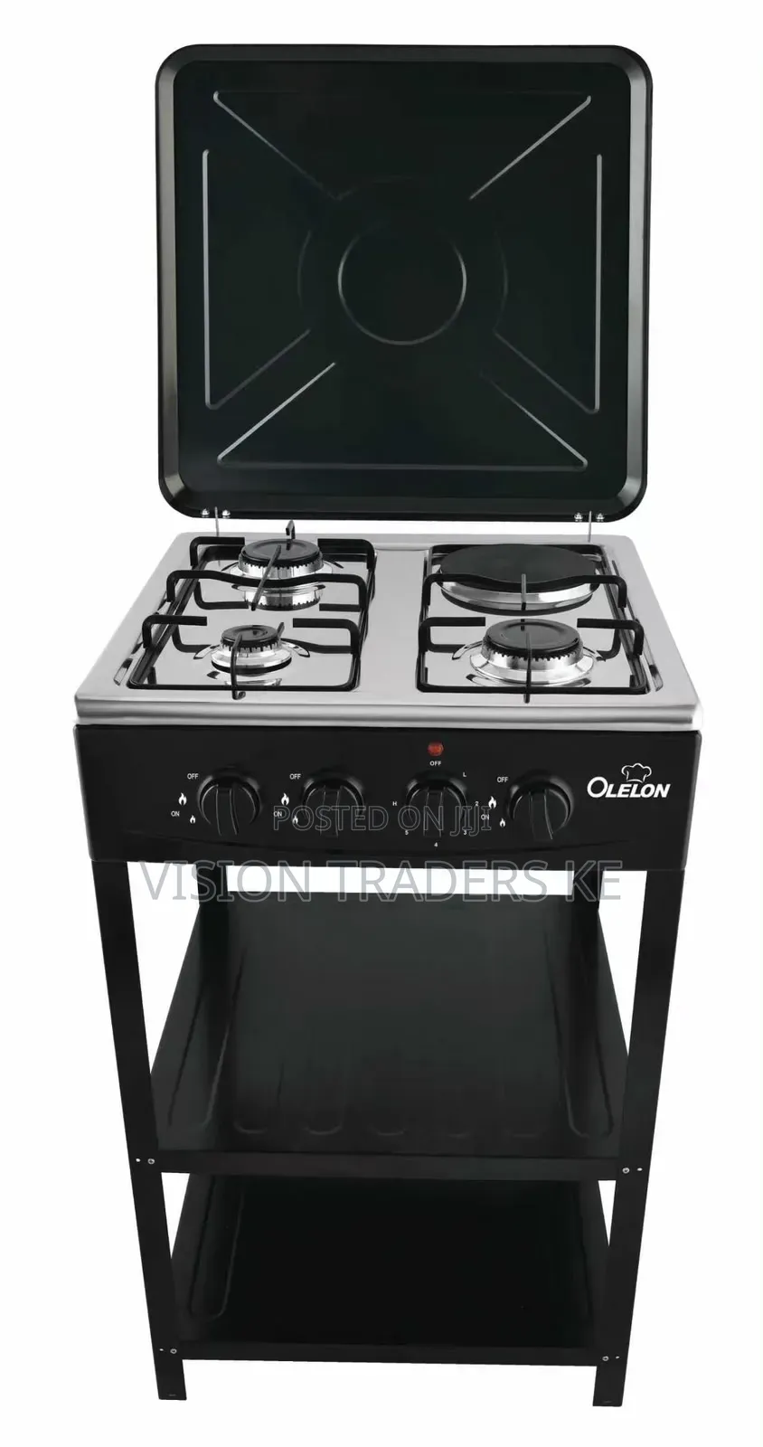 Olelon 3+1 Standing Cooker With Shelves