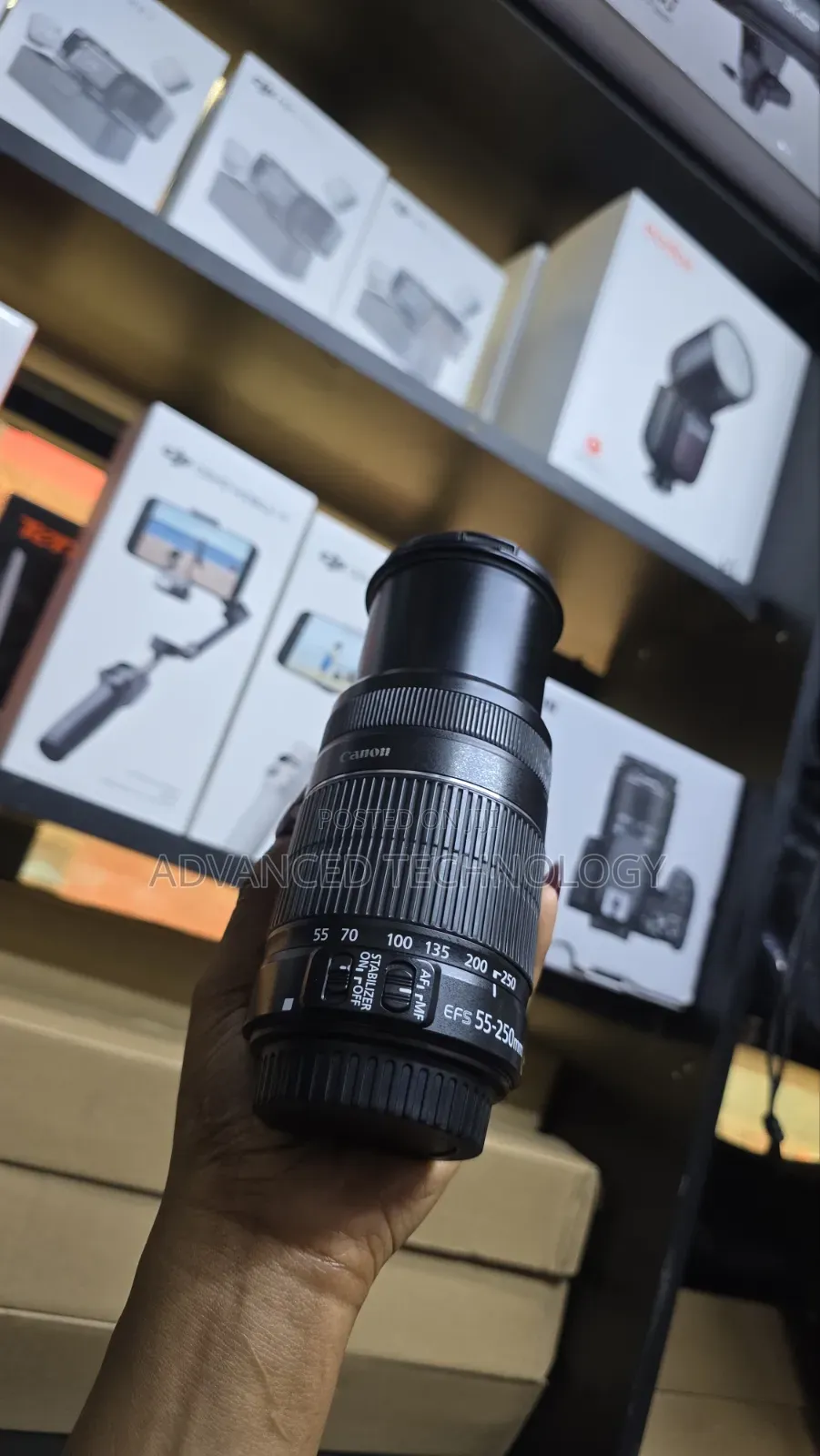 Canon 55-250mm With Image Stabilizer