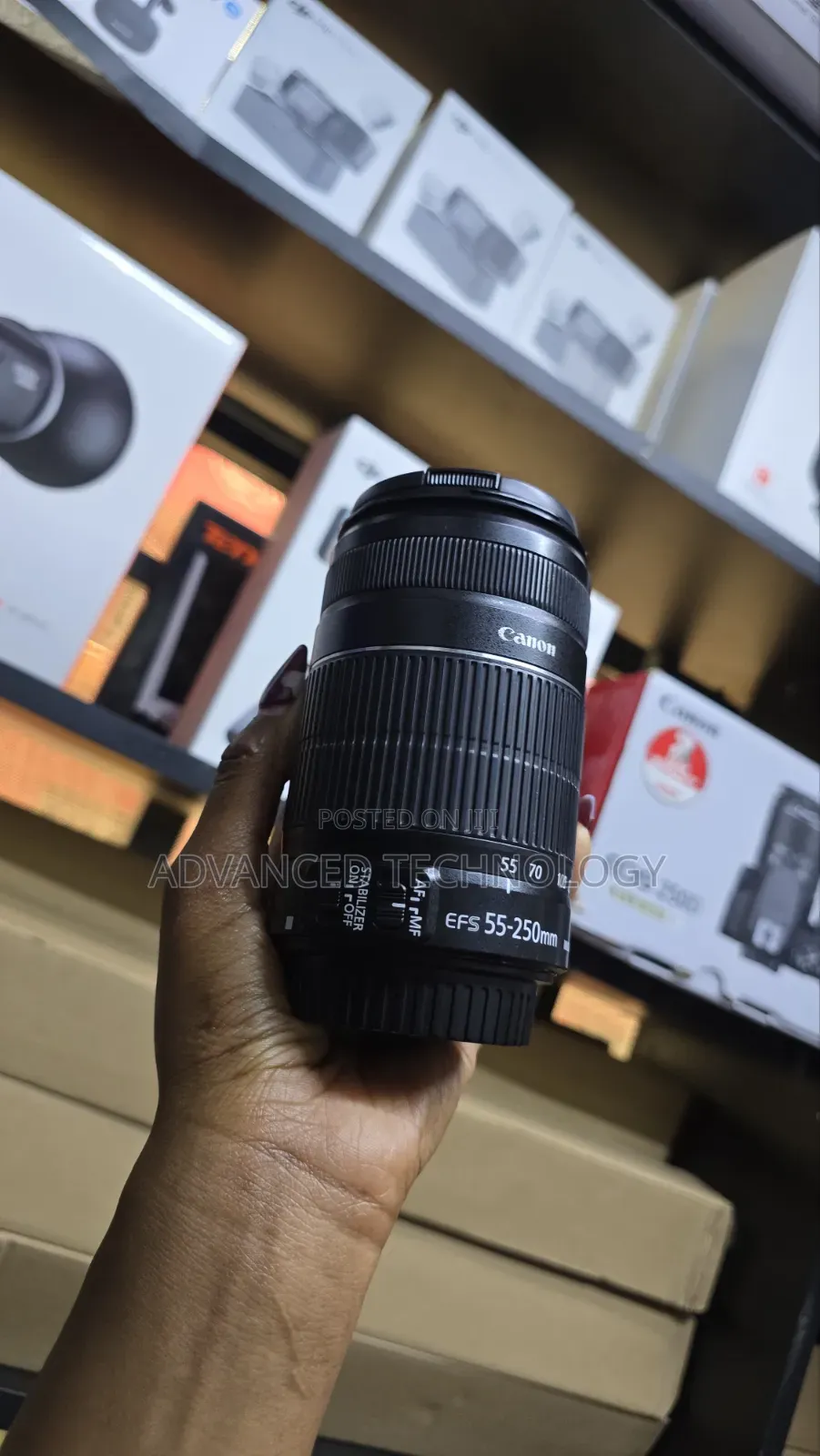 Canon 55-250mm With Image Stabilizer