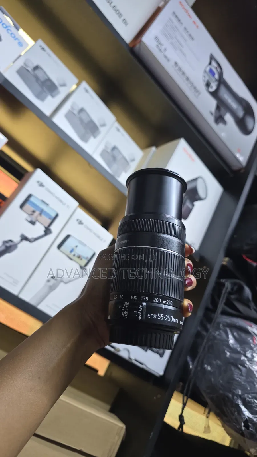 Canon 55-250mm With Image Stabilizer