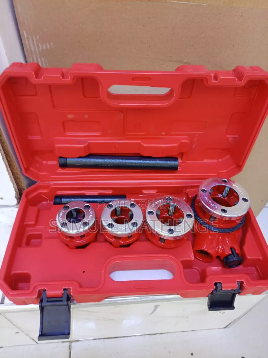Durable Red Die Stock Plumbing Threading Tool