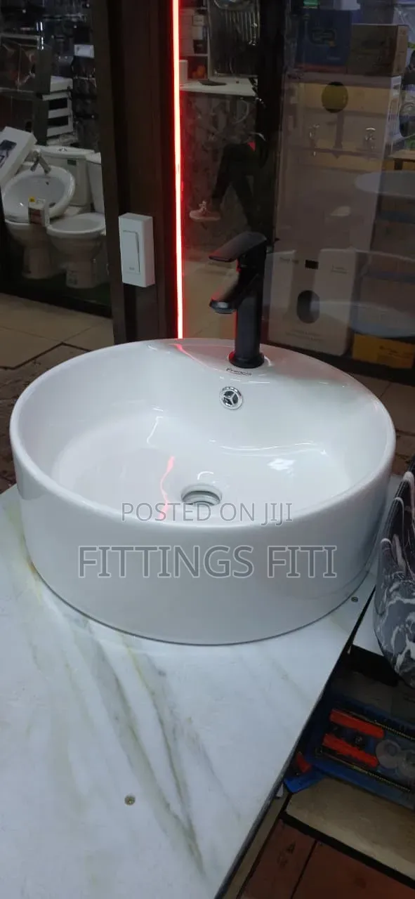Modern Round Countertop Basin