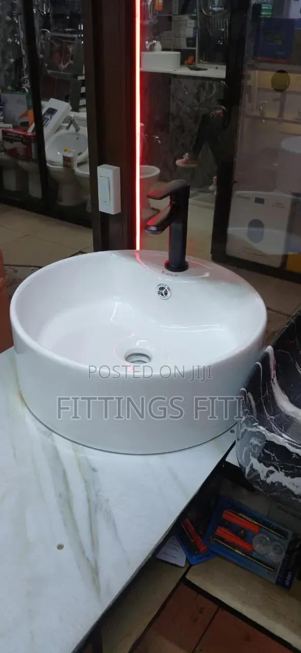 Modern Round Countertop Basin