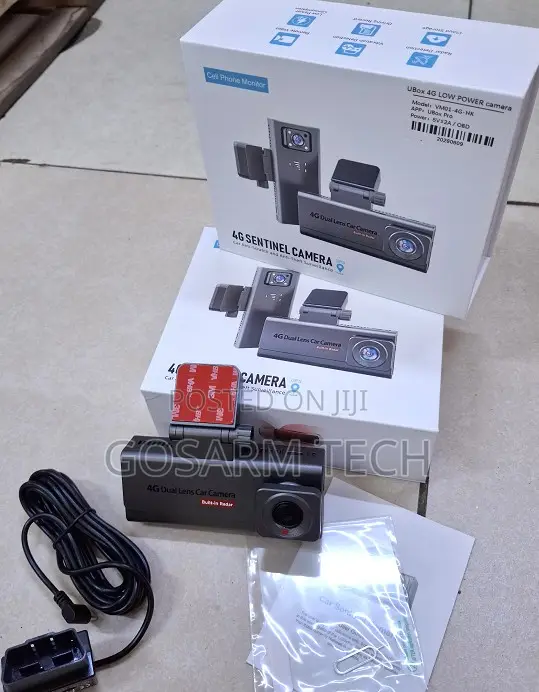 Latest Dual Lens 4G DashCam Front Rear Recording With SIM Mobile App