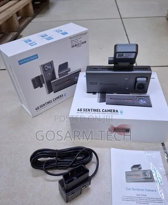 4G Sentinel Dual Lens Dashcam Ubox Vehicle Camera Dash Cam