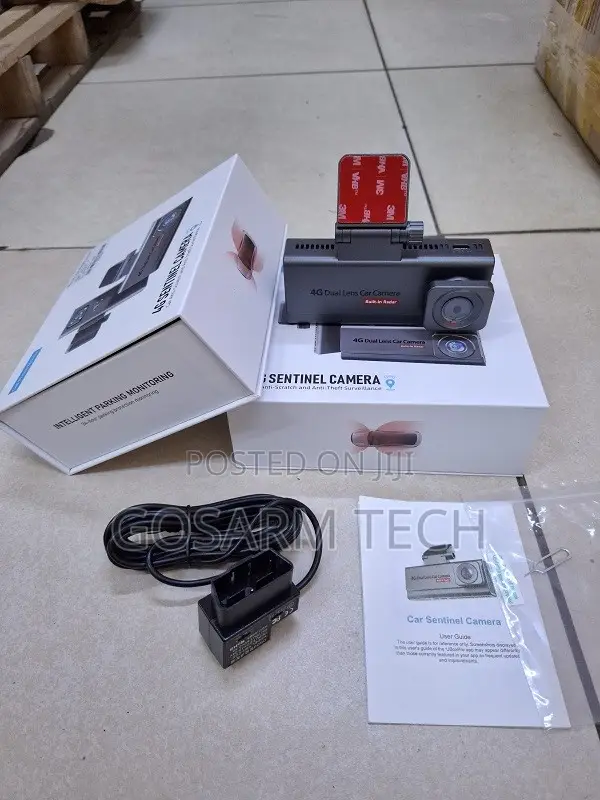 Real-Time Monitoring Ubox 4G Dual Lens Dashcam