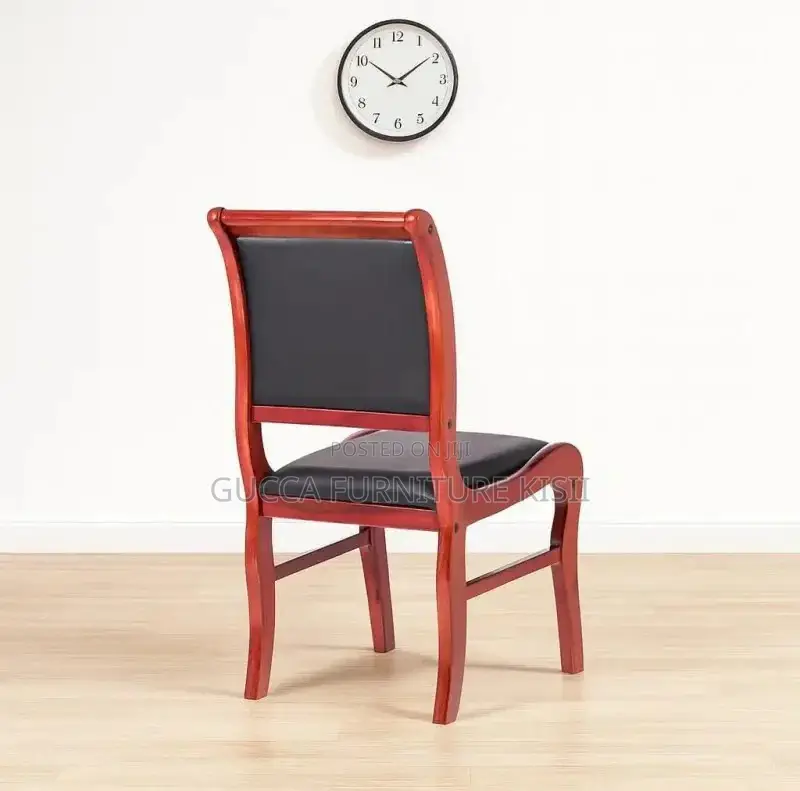Office Chair; Wooden Office Waiting Seat
