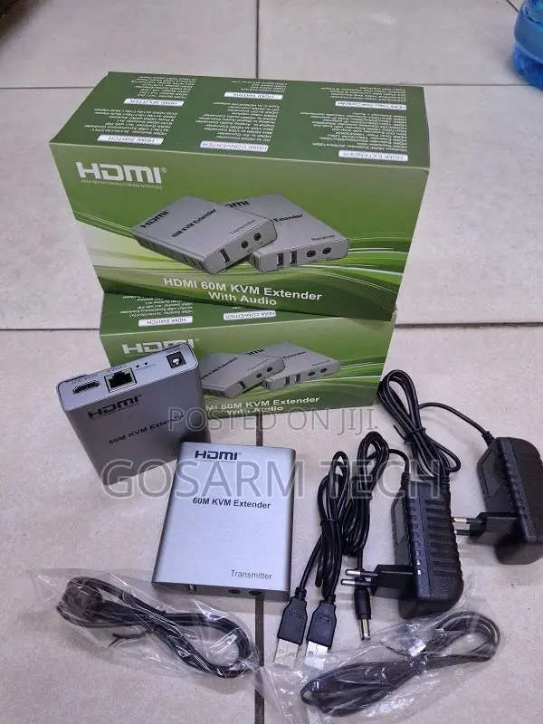 HDMI KVM Extender 60M With USB Audio – Full HD Over CAT5e/CAT6
