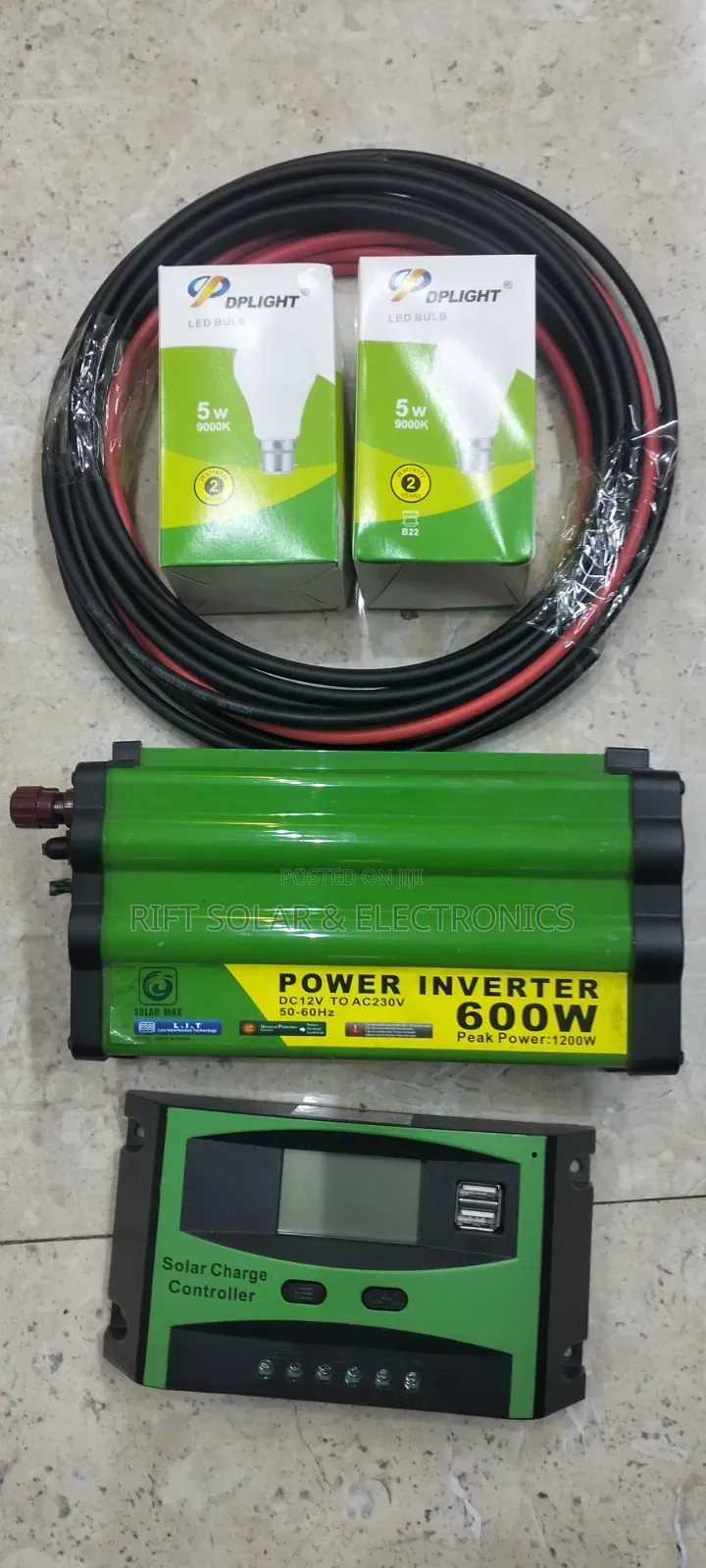 300 Watts Package - 200Ah Battery - 1200w Inverter - 30A Controller