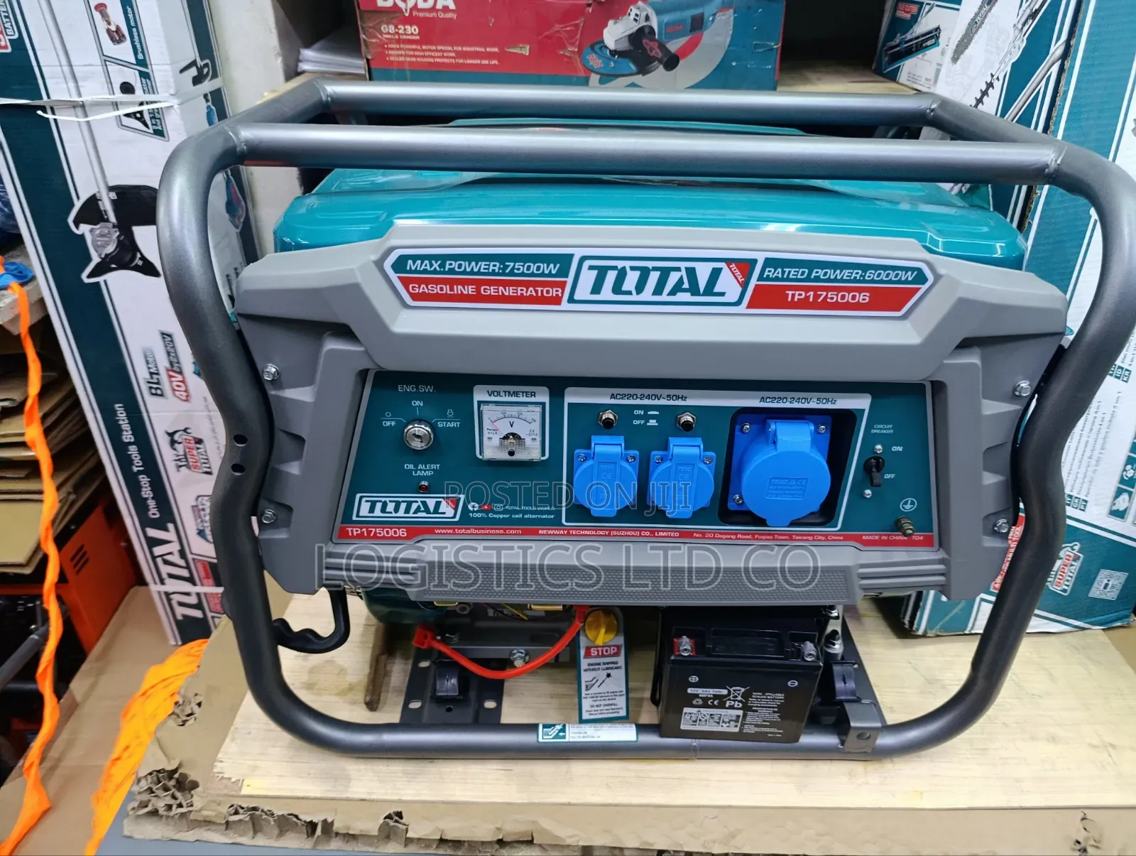 Total Generator Petrol 7.5Kw Electric Start/Recoil