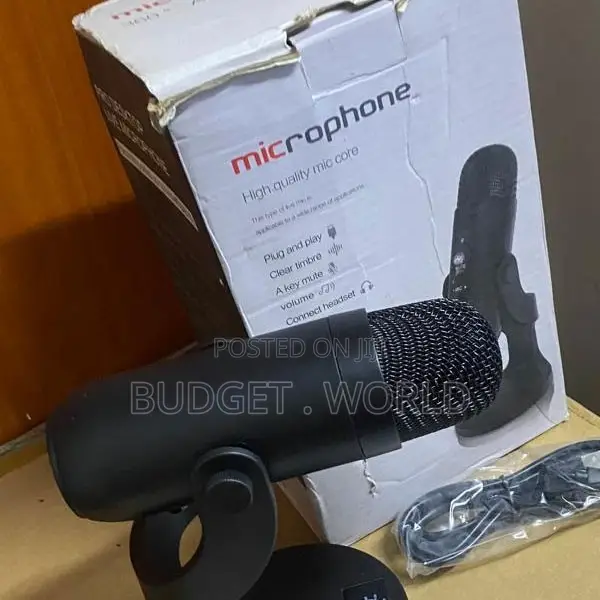 Advanced Podcast Table Mic With Background Noise Control
